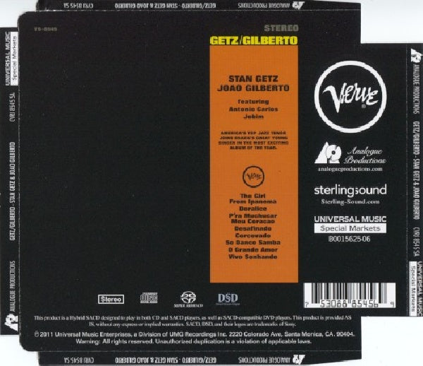 Stan Getz & Gilberto - Getz & gilberto (CD)