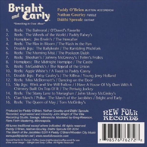 Paddy O'brien - Bright &amp; Early (CD)