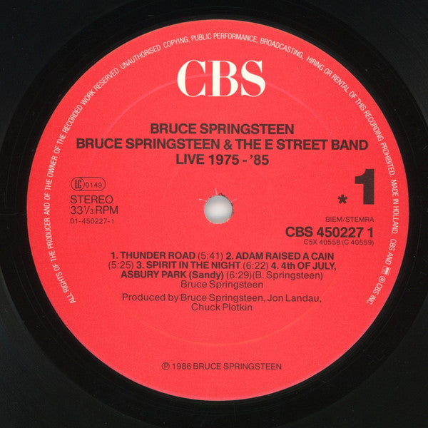 Bruce Springsteen & The E-Street Band - Live/1975-85 (tweedehands CD) - Velvet Music