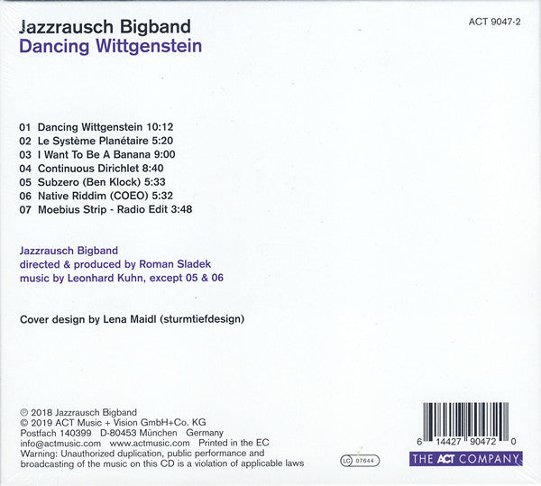 Jazzrausch Bigband - Dancing Wittgenstein (CD d'occasion)