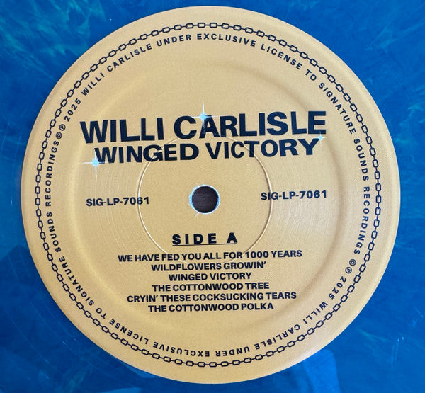 Willi Carlisle - Winged Victory (LP) - Velvet Music