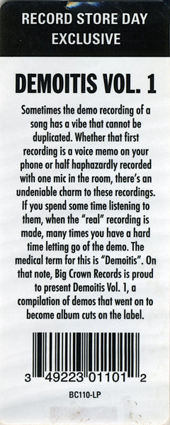 Various - Demoitis Vol.1 (LP) - Velvet Music