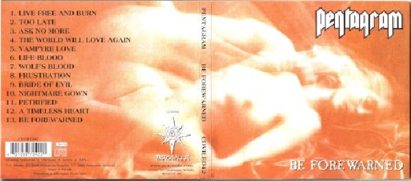 Pentagram - Be forewarned (CD) - Velvet Music