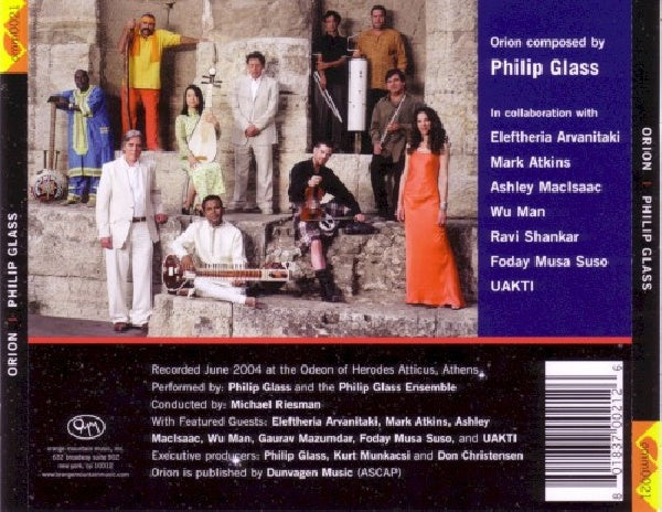 Philip Glass - Orion (CD) - Velvet Music