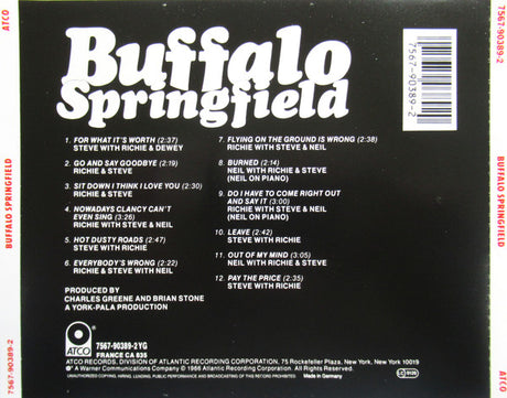 Buffalo Springfield - Buffalo Springfield (CD) - Velvet Music