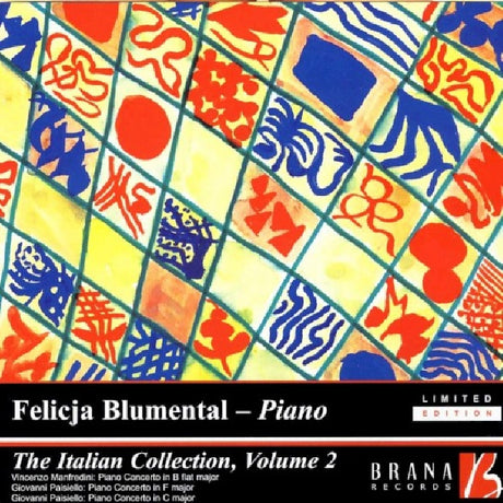 Manfredini - Manfredini, paisiello: the italian coll. vol.2 (CD) - Velvet Music
