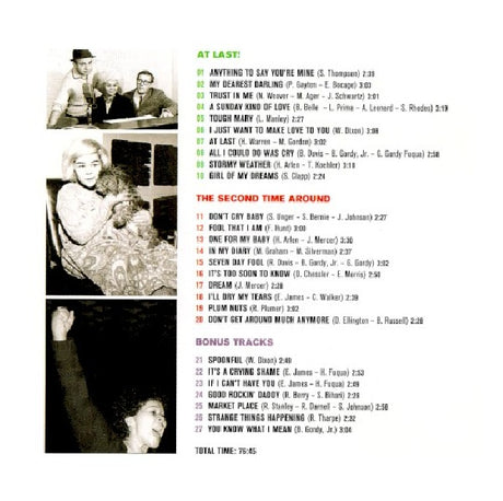 Etta James - At last/second time around (CD) - Velvet Music