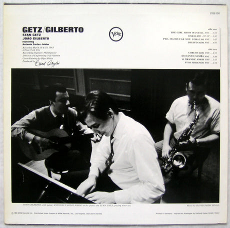 Stan Getz / João Gilberto Featuring Antonio Carlos Jobim - Getz / Gilberto (tweedehands LP) - Velvet Music