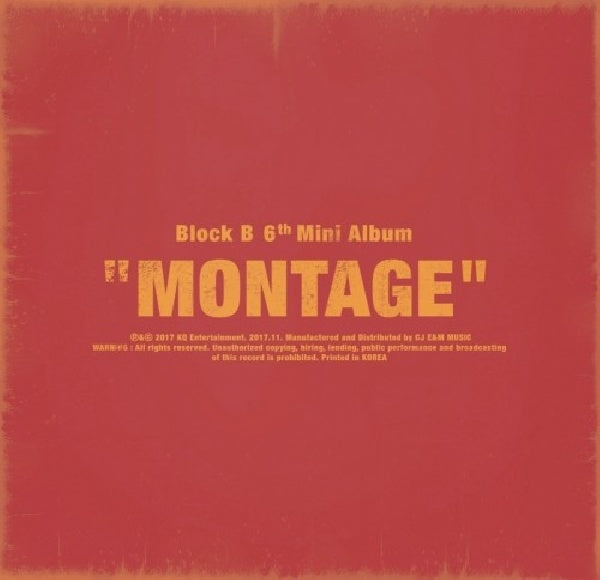 Block B - Montage (CD) - Velvet Music