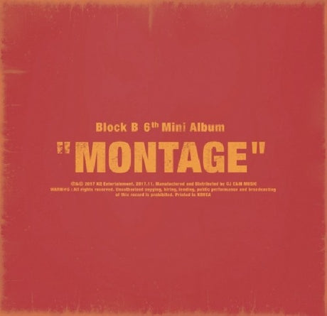 Block B - Montage (CD) - Velvet Music