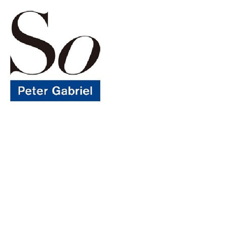 Peter Gabriel - So (CD) - Velvet Music