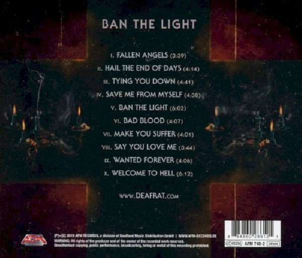 Deaf Rat - Ban the light (CD) - Velvet Music