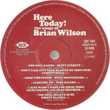 Brian Wilson - Here Today! (The Songs of Brian Wilson) (LP) - Velvet Music