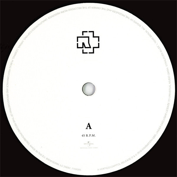 Rammstein - Untitled (tweedehands LP) - Velvet Music