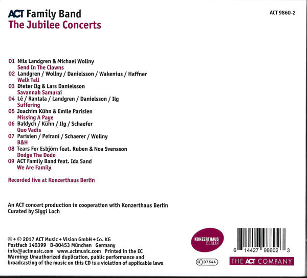 ACT Family Band, The - The Jubilee Concerts (second-hand CD)