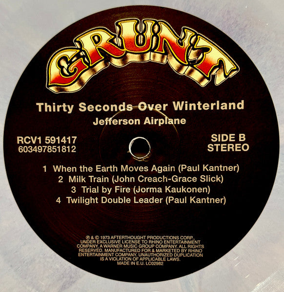 Jefferson Airplane - Thirty Seconds Over Winterland (LP)