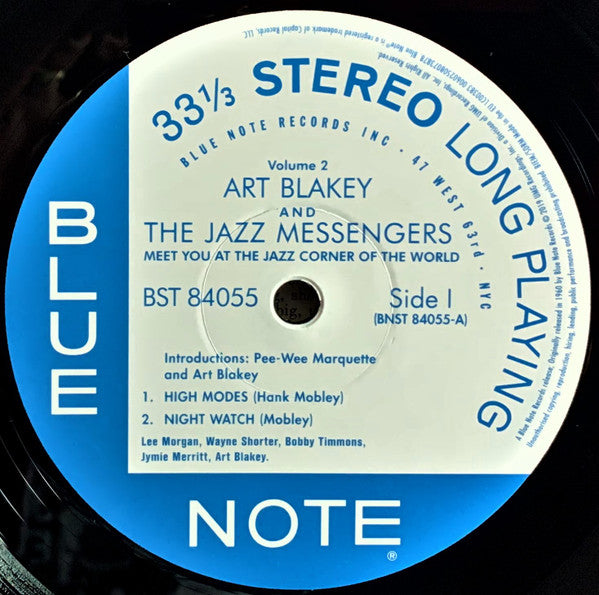 Art Blakey & The Jazz Messengers - Meet You At The Jazz Corner Of The World (Volume 2) (LP) - Velvet Music