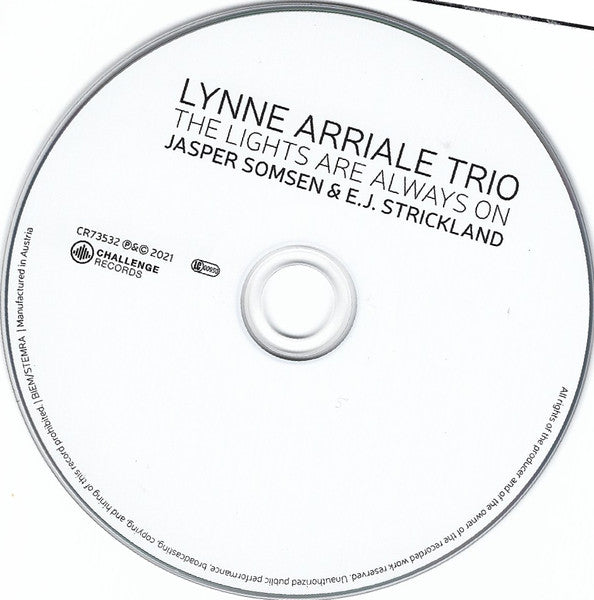 Lynne Arriale Trio, The, Jasper Somsen &amp; EJ Strickland - The Lights Are Always On (second-hand CD)