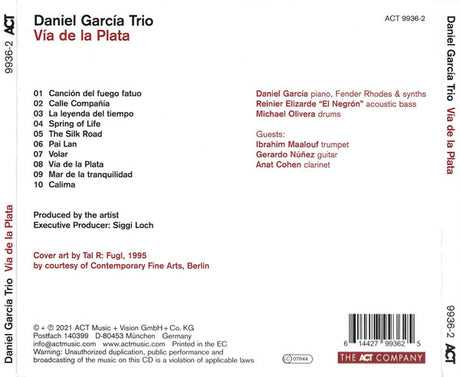 Daniel García Trio - Vía De La Plata (second hand CD)