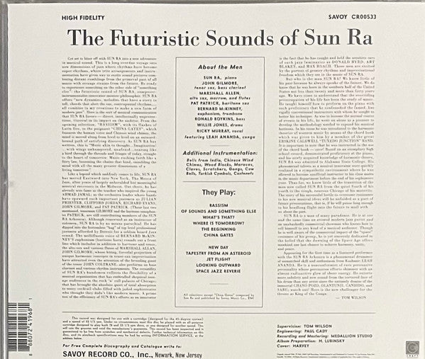 Sun Ra - The Futuristic Sounds of Sun Ra  (CD) - Velvet Music