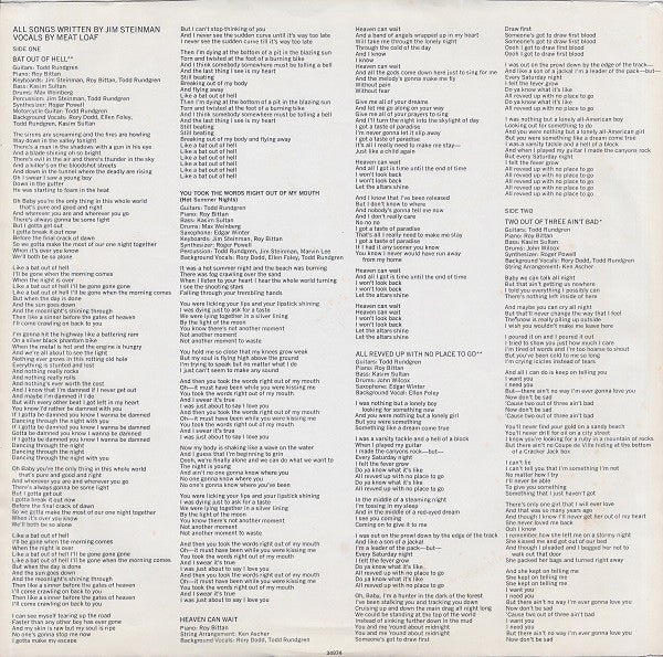 Meat Loaf - Bat Out Of Hell (tweedehands LP) - Velvet Music