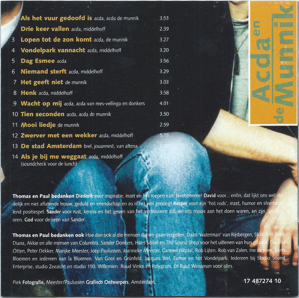 Acda En De Munnik - Acda En De Munnik (CD) - Velvet Music