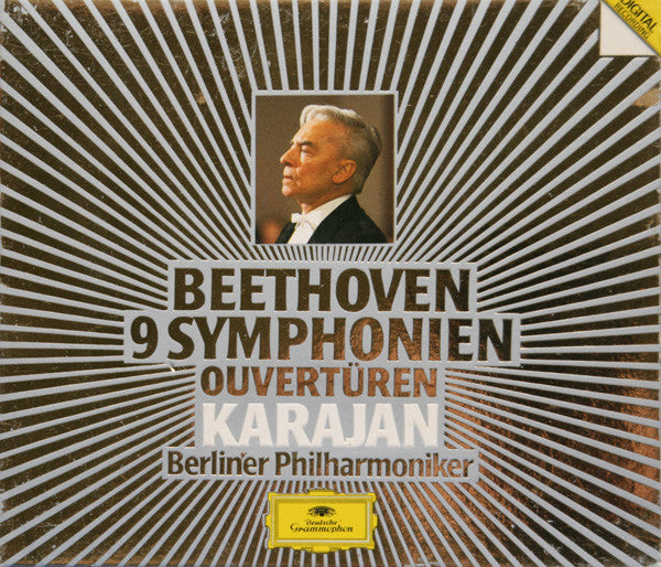 Ludwig van Beethoven, Herbert Von Karajan, Berliner Philharmoniker - 9 Symphonien, Ouvertüren (tweedehands CD) - Velvet Music