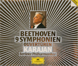 Ludwig van Beethoven, Herbert Von Karajan, Berliner Philharmoniker - 9 Symphonien, Ouvertüren (tweedehands CD) - Velvet Music
