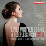 Louise Alder / Joseph Middleton - Lines written during a sleepless night (CD) - Velvet Music
