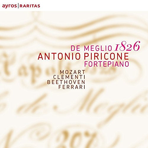 Antonio Piricone - De meglio 1826 (CD) - Velvet Music