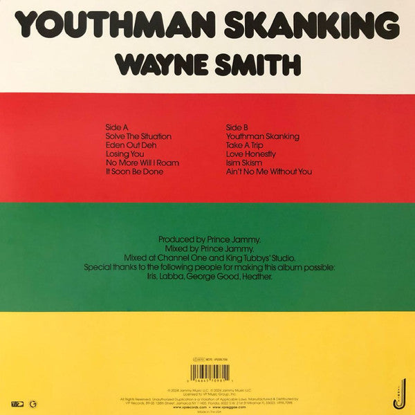 Wayne Smith - Youthman Skanking (LP) - Velvet Music
