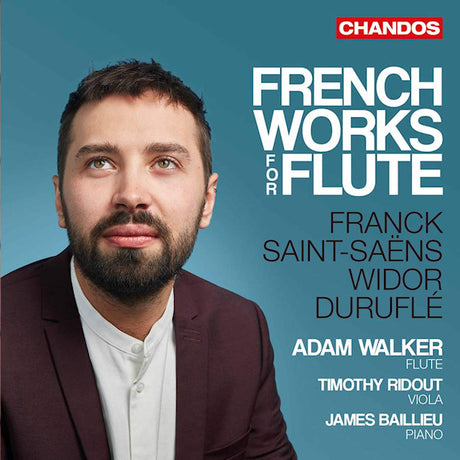 Adam Walker / Timothy Ridout / James Baillieu - French works for flute (CD) - Velvet Music