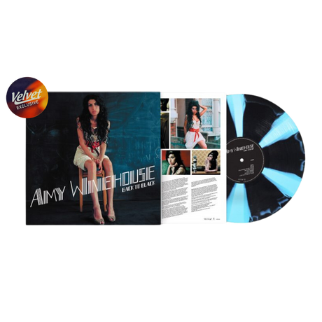 Amy Winehouse - Back To Black -blue & black cornetto vinyl- (LP) - Velvet Music