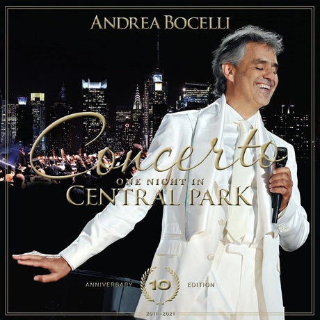 Andrea Bocelli - Concerto: one night in central park - 10th anniver (CD) - Velvet Music