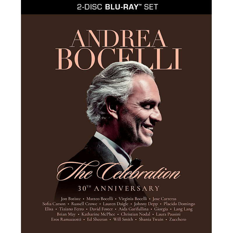 Andrea Bocelli - The celebration 30th anniversary (Disque Blu-ray musical)