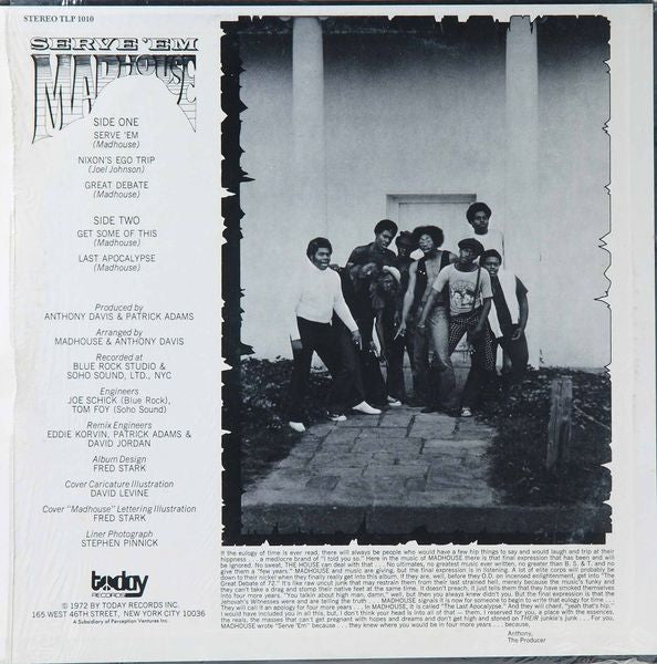Madhouse (3) - Serve 'Em (LP) - Velvet Music