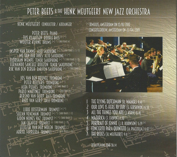 Peter Beets & Henk Meutgeert New Jazz Orchestra, The - The Flying Dutchman (Live At Bimhuis & Concertgebouw Amsterdam) (CD d'occasion)