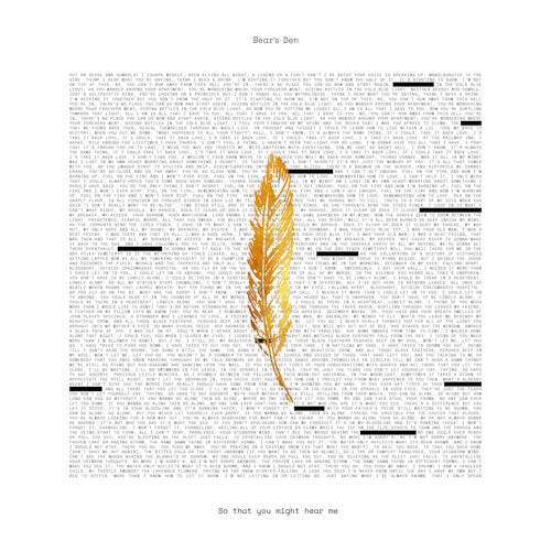 Bear's Den - So that you might hear me (CD)