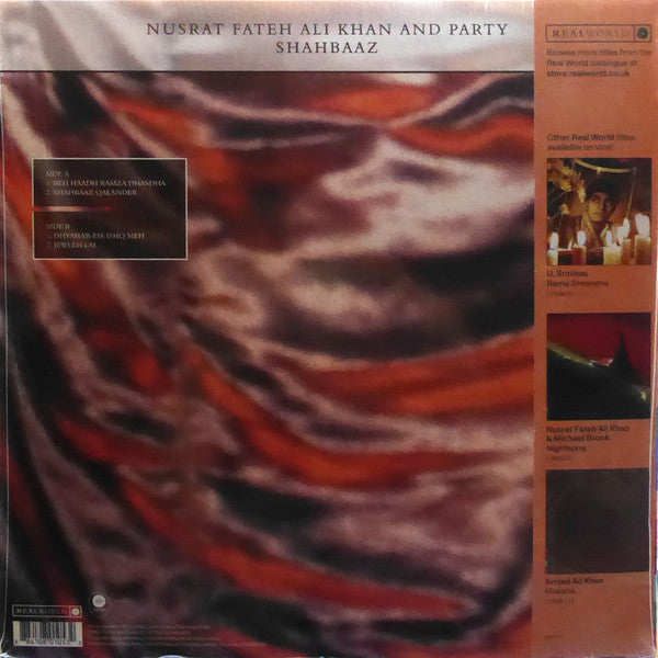 Nusrat Fateh Ali Khan & Party - Shahbaaz (LP) - Velvet Music
