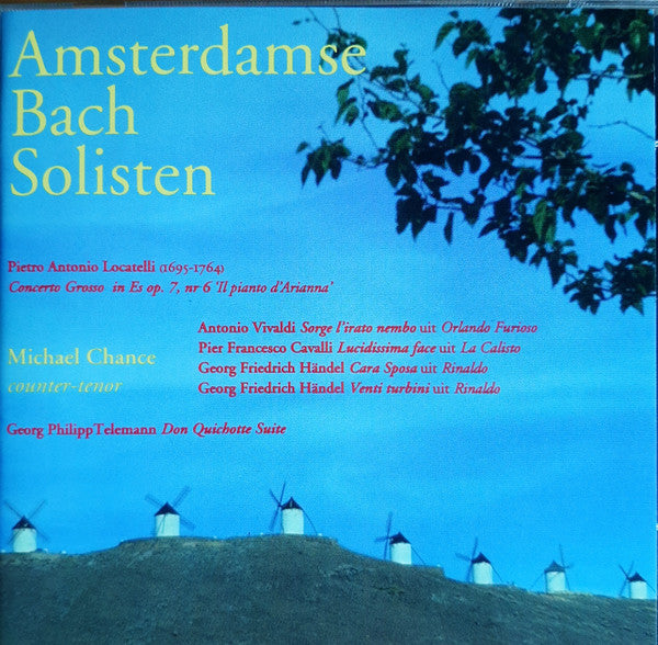 Amsterdam Bach Soloists, Michael Chance - Amsterdamse Bach Solisten & Michael Chance (tweedehands CD)
