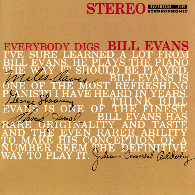 Bill Evans - Everybody Digs Bill Evans (LP)