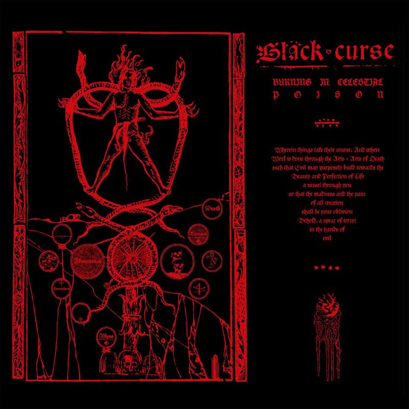 Black Curse - Burning in celestial poison (CD) - Velvet Music