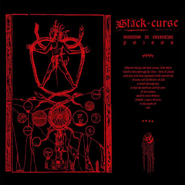 Black Curse - Burning in celestial poison (CD) - Velvet Music
