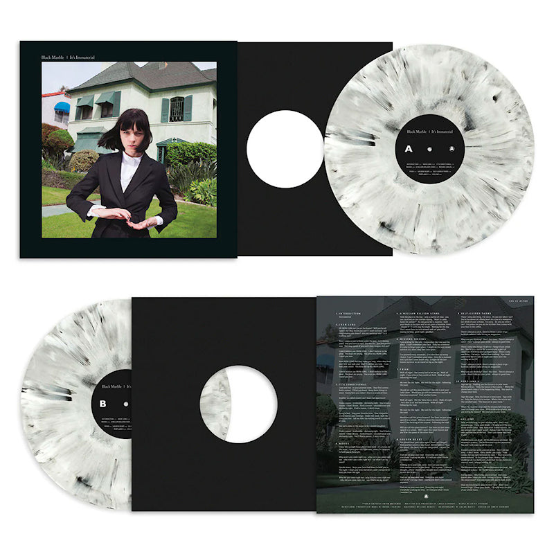Black Marble - It's immaterial (marbled black & white) (LP) - Velvet Music