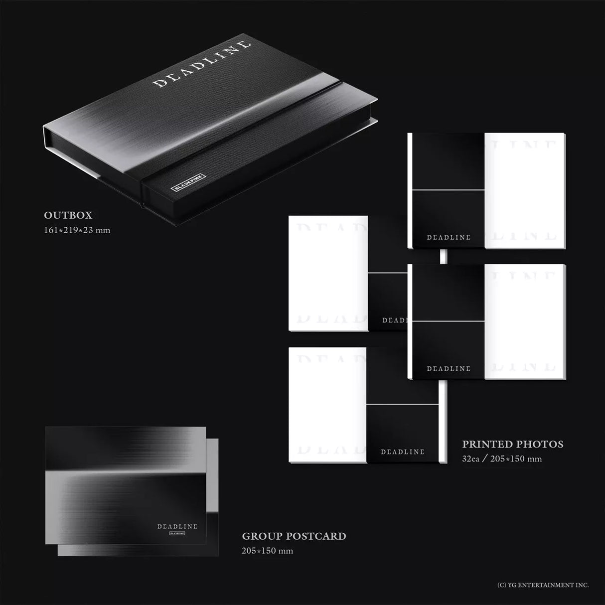 Blackpink - Deadline GRAY Version (3rd MINI ALBUM  CD) - Velvet Music