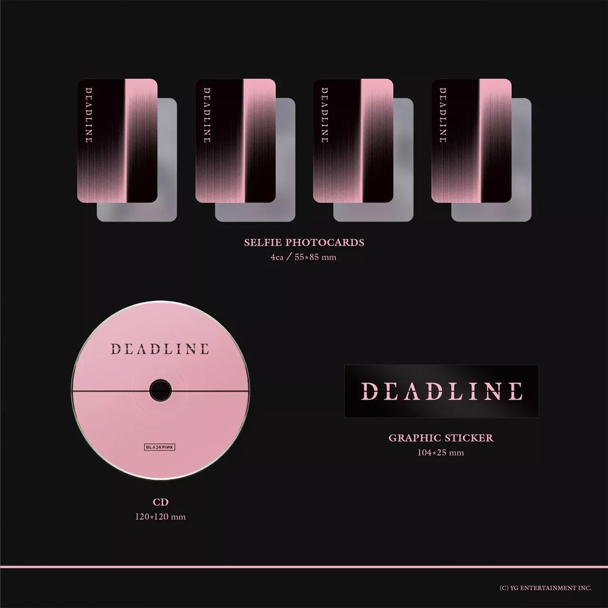 Blackpink - Deadline PINK Version (3rd MINI ALBUM CD) - Velvet Music