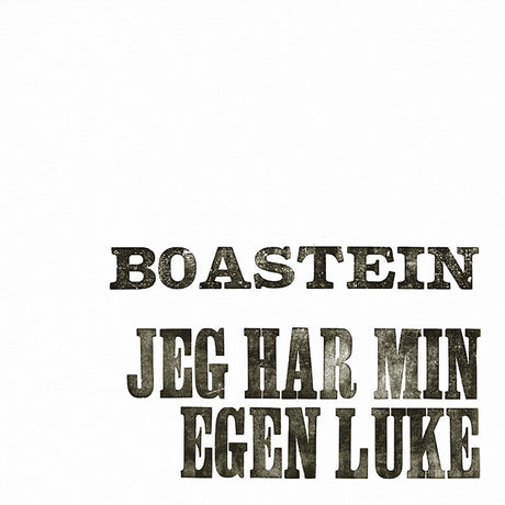 Boastein - Jeg har min egen luke (LP) - Velvet Music