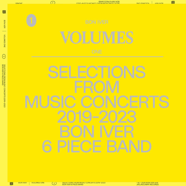 Bon Iver - Volumes one: selections from music concerts 2019-2023 (CD) - Velvet Music