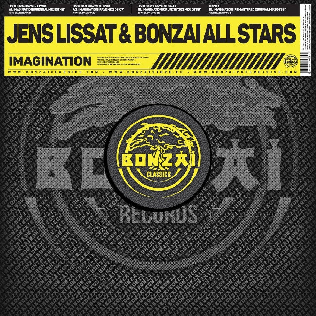 Jens Lissat & Bonzai All Stars - Imagination (maxi 45 tours)