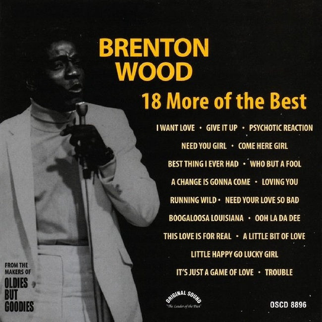 Brenton Wood - Brenton wood's 18 best (LP) - Velvet Music